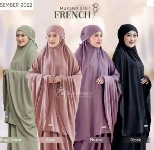 MUKENA DEWASA MUKENA 3  in1 MUKENA CRINKLE AIRFLOW PREMIUM