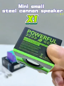 CARDINAL DEPOT: Mini Bluetooth Speaker X1 with 360° Stereo Sound and 2.5 Hours Playtime Available in Green and Yellow