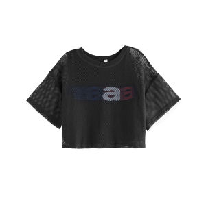 Womens Fitness Yoga Top Breathable Mesh Loose Short Sleeve Cover up T-Shirt Ultra Light Quick Dry Sweat Absorbent Summer Sportswear