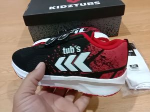 Sepatu Sekolah Anak Laki Laki Perempuan Sepatu Warna Hitam Murah Tali Perekat Rekat Kecil Tanggung Umur 6-10 Tahun PAUD TK SD SMP SMA Kelas 1 2 3 4 5 6 7 8 9 0-KIDZTUBS1231040524