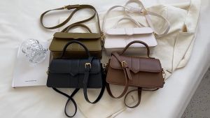 Kstyle New 2023 Women Fashion Elegant Classy Vintage Premium PU Leather Travel Outing Sling Bag Shoulder Bag Crossbody Handbag Beg Wanita Murah - 9800
