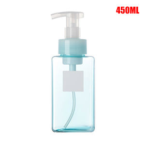 450ml Foaming Dispenser Bottle Portable Soap Dispensers Liquid Shampoo Pump Bottles Bathroom Travel Accessory