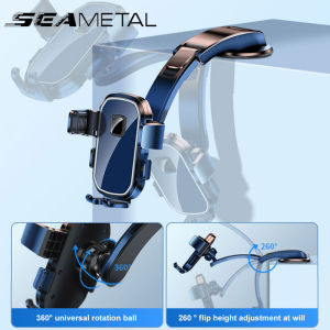 Seametal điện thoại trong xe ô tô móc dính chân không dashoboard điện thoại chủ phù hợp với 4.7-7.2 inch điện thoại di động