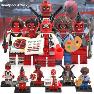 Multiform Deadpool Mini Figures Blocks
