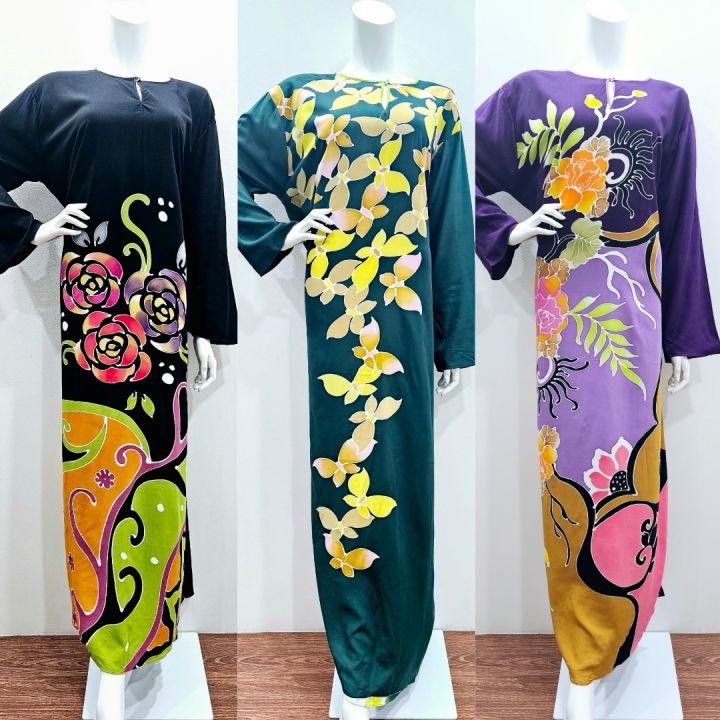 KAFTAN KELAWAR TULIS TANGAN LENGAN PANJANG TERENGGANU EKSPEMBORONG & PERUNCIT