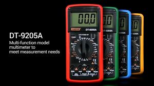 Máy dò vôn kế điện dung ohm ampe kế điện dung ohm DT9205A kỹ thuật số mới đa chức năng