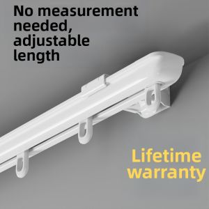 SHELIANKE | Adjustable Quiet Curtain Track Aluminum Rod