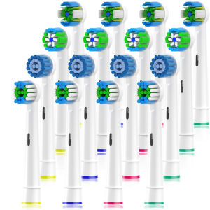 16pcs Replacement Heads Compatible with Oral B Professional Electric Toothbrush Heads with Pro 1000/1500/7500/3000/7000
