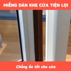 Ron dẻo cuộn 1 mét dán khe hở đa năng chặn khe cửa cách âm chống côn trùng khói bụi giữ nhiệt G516-Ron1mDeo