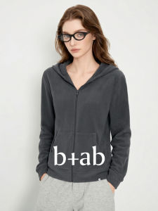 Hooded Leisure Gray Hoodie Loose and Slim Fit Women Autumn Outerwear