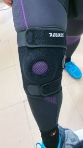 Bộ 2 đai bó quấn bảo vệ đầu gối AOLIKES A-7912 hỗ trợ dây chằng khớp gối tránh xô lệch trệch khớp Four spring sport knee support