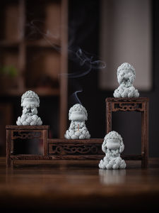 Creative Chinese Style Buddha Statue Incense Holder Tea Pet Desktop Decoration New Arrival Small but Not Inferior to Great