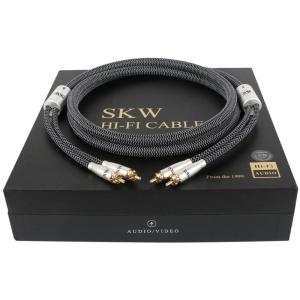 High-End Single-Crystal Copper Silver-Plated 6N Dual Lotus Head Audio Cable for CD Amplifier Signal Transmission Pair of Pairs