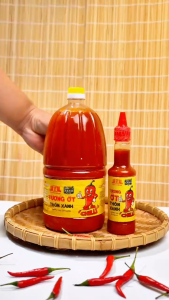 [Chai 270g] Tương ớt Làng Chài Xưa Chilli cay nồng tự nhiên ớt tươi sạch từ nông trại Thôn Xanh Farm
