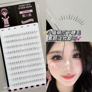 Korean Sweet Girl ~ Sweet Eyelash! Honey Small Box Cute Kitten Cute Claw Lower Eyelashes Enlarged Eyes Nature Fake Plain Face