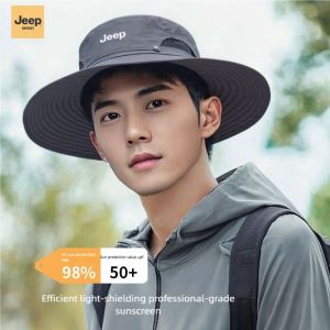 Xe Jeep mùa hè bảo vệ khỏi ánh mặt trời cắm trại chống tia cực tím mũ đi bộ đường dài