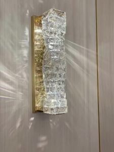 New Light Luxury Crystal Wall Lamp High-End Modern Living Room Background Wall Dining Room Corridor Stair Light Master Bedroom Bedroom Wall Light