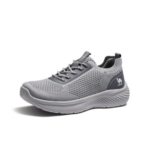 Camel Mens Slip-on Sports Shoes Breathable Anti-Odor Comfortable Soft Mesh Sneakers for Autumn Sportainment round Toe Fabric Lining