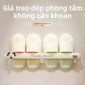 NAIFUNA | Giá Đỡ Dép Nhà Tắm Treo Tường Không Cần Khoan