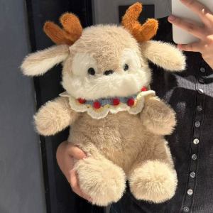 Đồ Chơi Con Hươu Nhồi Bông Quà Tặng Sinh Nhật Giáng Sinh Đồ Chơi Búp Bê Con Hươu Nhỏ Cho Bạn Gái Đệm Mềm PP Cotton Đồ Chơi Cho Mọi Lứa Tuổi