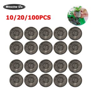 10/20/100pcs Jiffy Peat Pellets Seed Starter Starting Plugs Seedling Soil Block