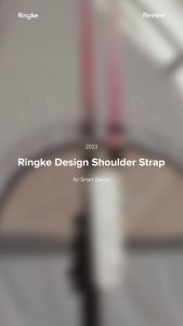Ringke Design Shoulder Strap Crossbody for iPhone and Smartphones – Adjustable Nylon Strap for Phone Cases Keys Cameras & ID