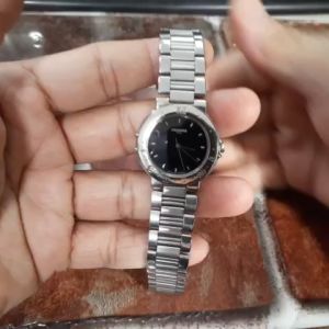Đồng hồ nữ dây thép Renoma Paris mặt đen Second hand