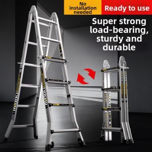BONINGYU | Multipurpose Folding Ladder Aluminum