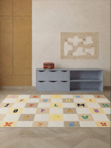 SAIBOSI | Detachable Double-layer Carpet for Living Room and Kids Room Machine Washable