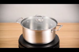 หม้อนึ่ง หม้อทอด 4in1 หม้อนึ่ง หม้อหิมะสไตล์ญี่ปุ่น+หม้อนมขนาดเล็ก+หม้อสแตนเลส+หม้อฝาแก้ว