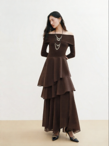 Vero Moda | Wool Silk Blend Evening Dress