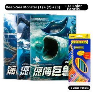 JUANJUANYUN | Sea Monster Themed Drawing Sketchbook
