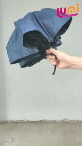 Payung Lipat Anti Sinar UV Matahari dan Hujan - Payung Tahan Lama Berbahan Tebal Perisai Sinar UV Anti Hujan Ringan Praktis untuk Perjalanan Outdoor dan Cuaca Ekstrem