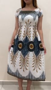 WOMEN CASUAL BATIK LONG DRESS VERY STRETCHABLE/BAJU BATIK PANJANG NIGHTY/BAJU BATIK INDONESIA COTTON GOOD QUALITY