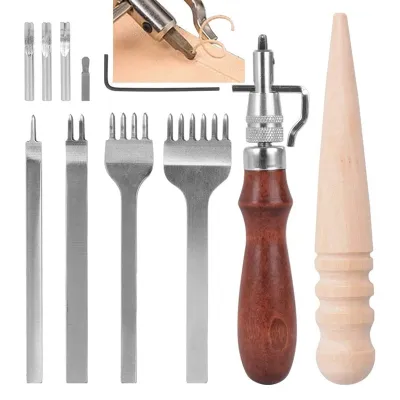 Leatherworking Tool Kit 11 Pieces