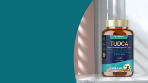 Garam Empedu TUDCA 1200mg (Asam Taurosodeoksikolat) 120 Kapsul Suplemen Hati TUDCA Murni yang Sangat Kuat Pembersihan & Perbaikan Hati dan Kantung Empedu Vegan