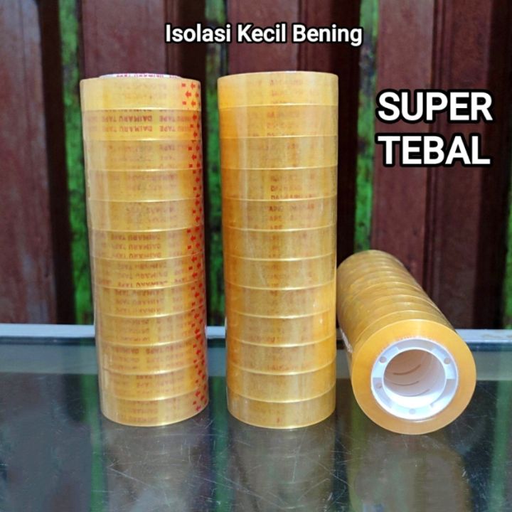 1 Slop Isolasi Daimaru Kecil Bening isi 12 Rol ( Super Tebal )