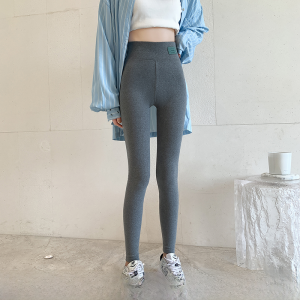 MiiOW | Quần lót cotton nguyên chất Catman cạp cao dành cho nữ Quần dài thường ngày Quần bó mùa thu Quần lót giữ nhiệt