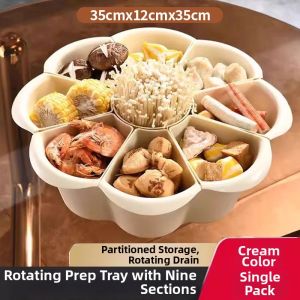 NIGESI | Rotating Multi-purpose Drain Vegetable Tray