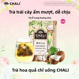 CHALI | Trà Ô Long Trái Cây Khô Hỗn Hợp Hương Dừa Pha Lạnh