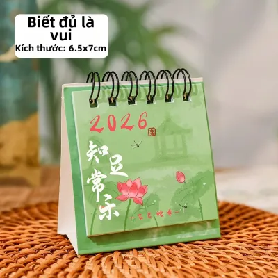 Lịch Bàn Học Sinh Phong Cách Trung Quốc Sáng Tạo