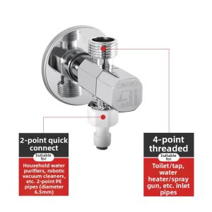 Submarine | Dual Water Outlet Valve 1/2in