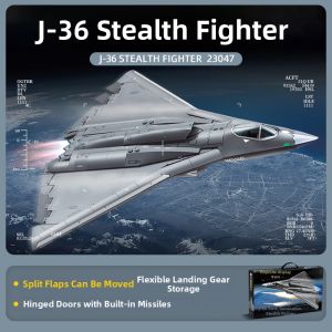 JINGGUAN | Fighter Jet Model Assembly Toy Birthday Gift for Boys 8-13