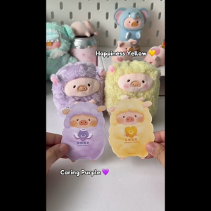 (LULU THE PIGGY OFFICIAL STORE) LuLu The Piggy LuLu Rainbow Sheep Plush Blind Box Collectible
