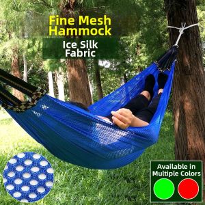 XSR | Anti-tilt Single Outdoor Ice Silk Mesh Hammock