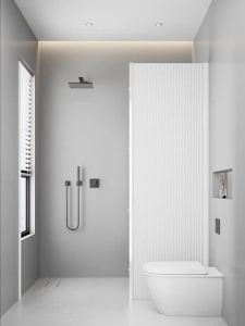 WEILAISHI | High Quality Waterproof Invisible Shower Curtain