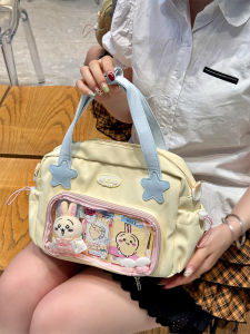 WUDONG | Transparent School Bag with Anime Pins