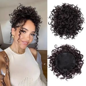 อุปกรณ์ทำผมแบบบิดรูปดอกไม้แบบอินเตอร์แวร์แบบถาวร เรียบหรู ทรงสั้น หนา ทรงหัวเข็มขัด สำหรับผู้หญิง วัสดุสแปนเด็กซ์