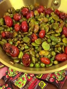 KAM YUEN | Savory Roasted Garlic Shrimp Flavored Peas and Green Broad Beans