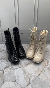 WYN Sepatu Heels Boots Korea BO5400